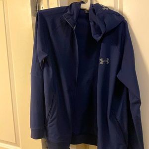 UNDER ARMOR COLDGEAR ZIP HODDIE JACKET.